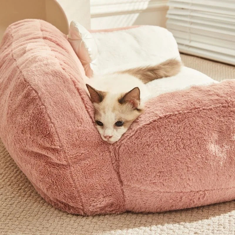 Comfortable Plush Pet Bed